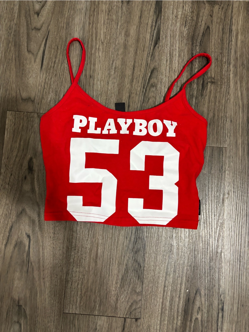 Red PLAYBOY 53 Tank Top